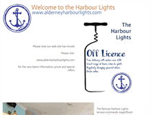 Tablet Screenshot of harbourlightsalderney.com